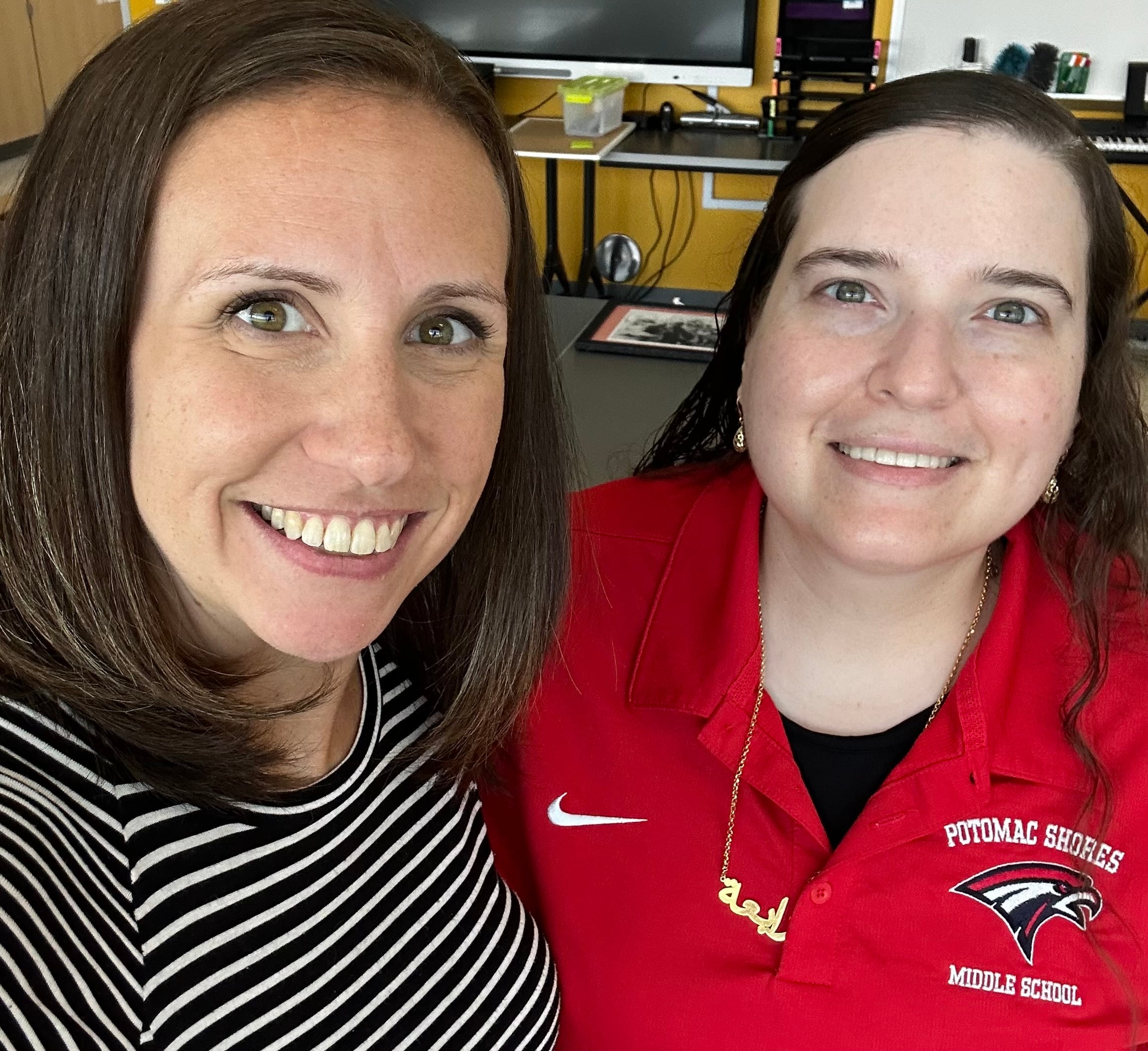 PSMS Gifted Educators (Williams on left Issa on right)