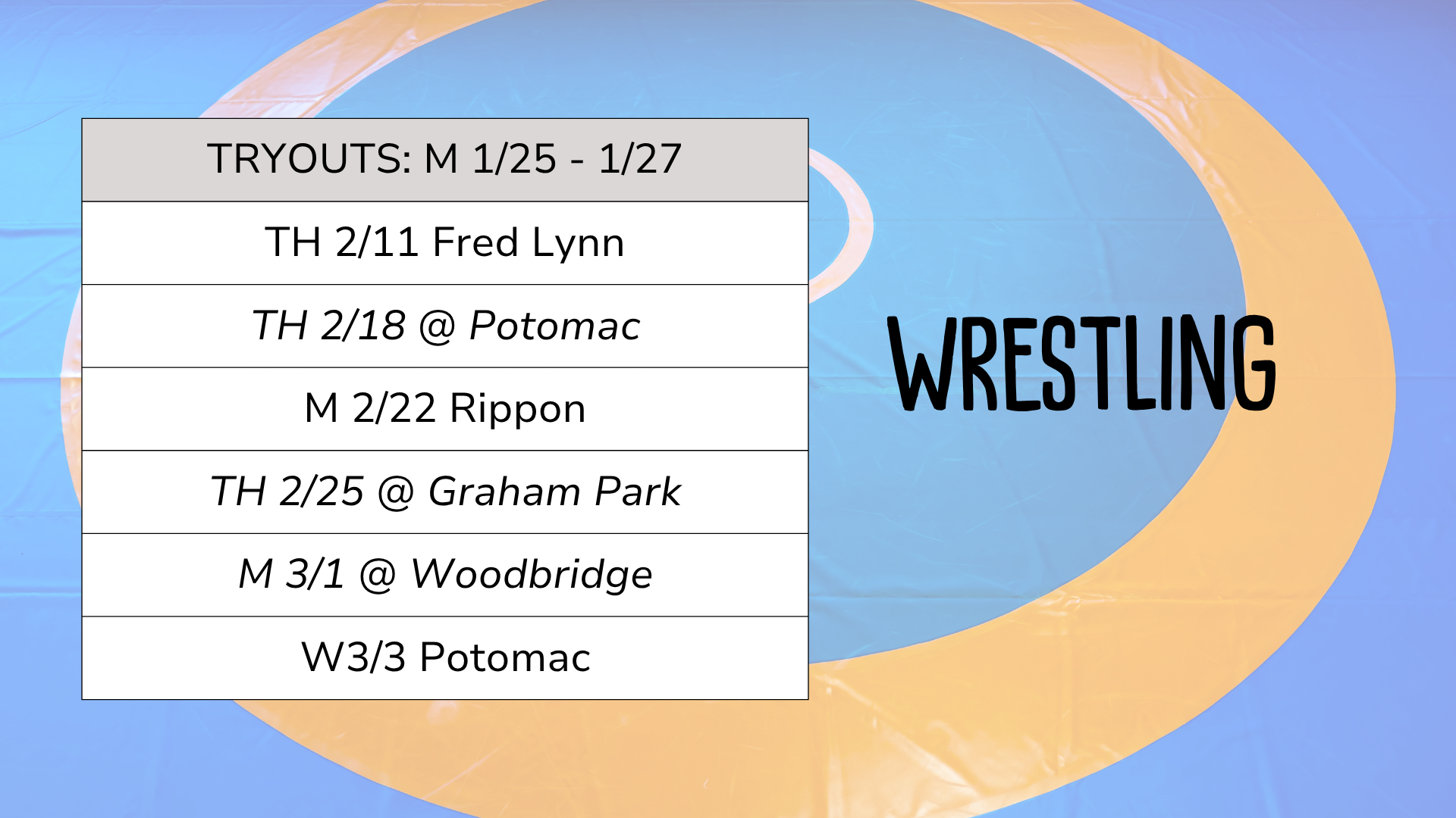 wrestling 2026