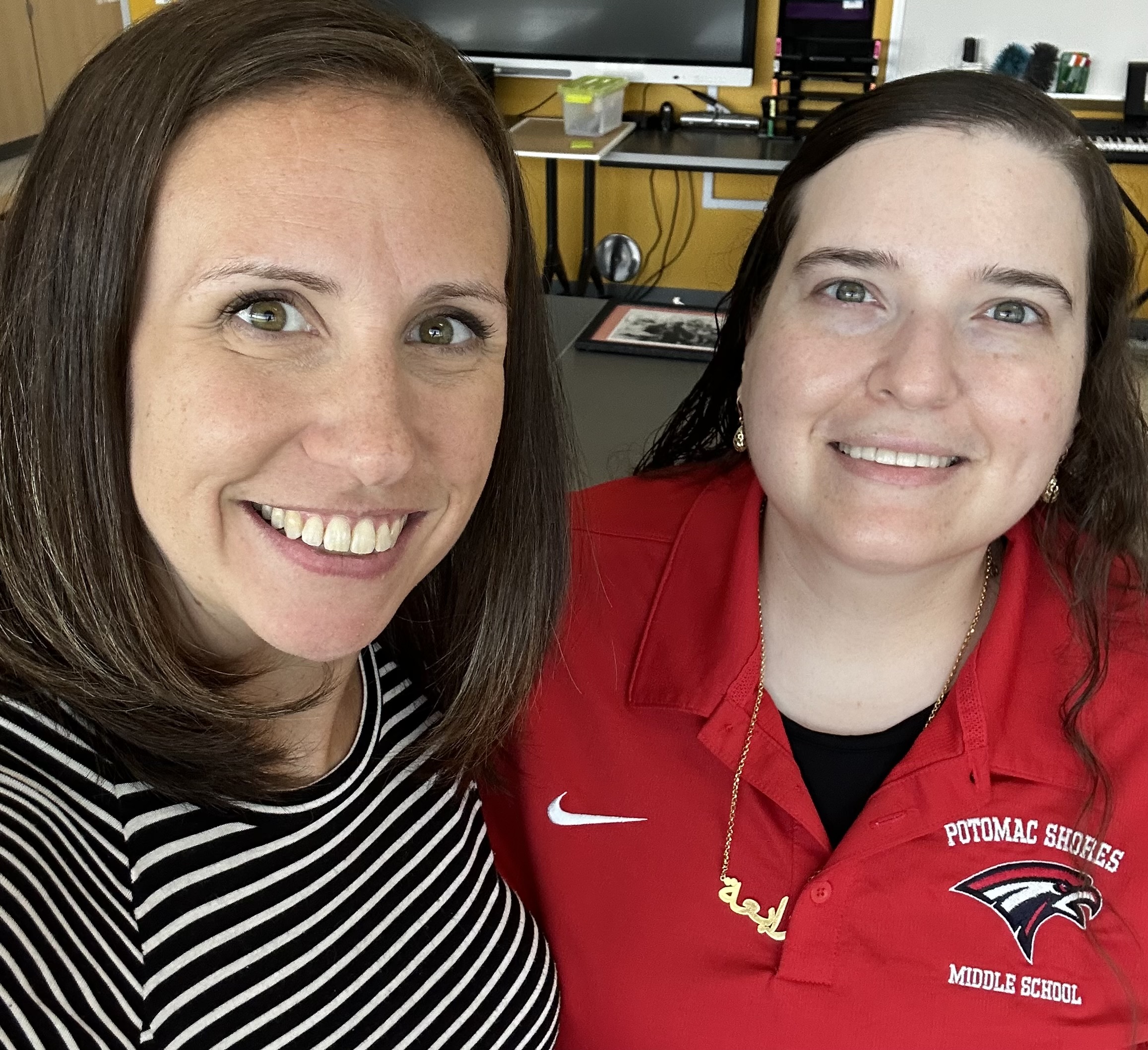 PSMS Gifted Educators (Williams on left Issa on right)